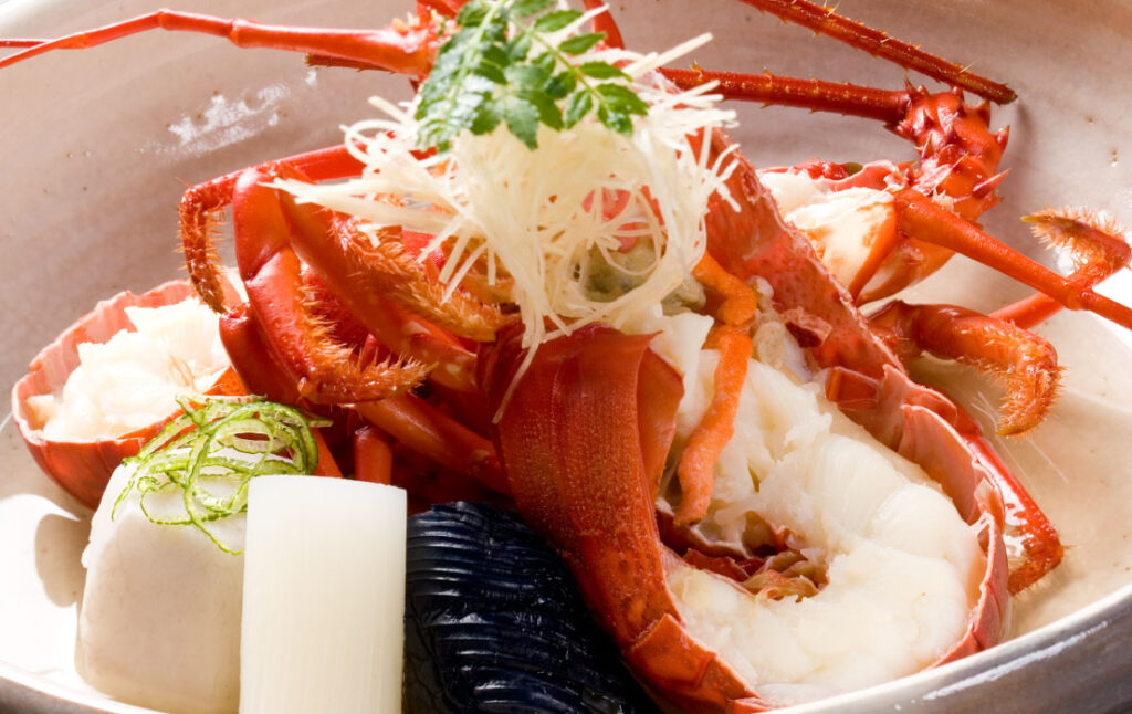 ホテル河内屋 伊勢海老の具足煮