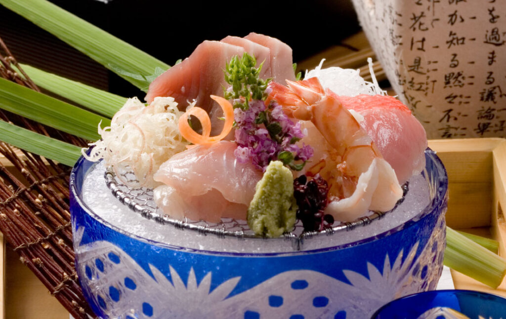 ホテル河内屋 お刺身盛り合わせ
