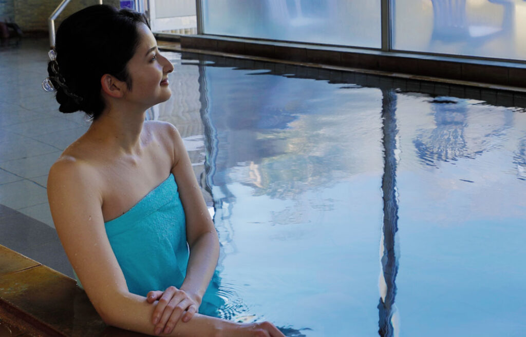 ホテル河内屋 大浴場で入浴