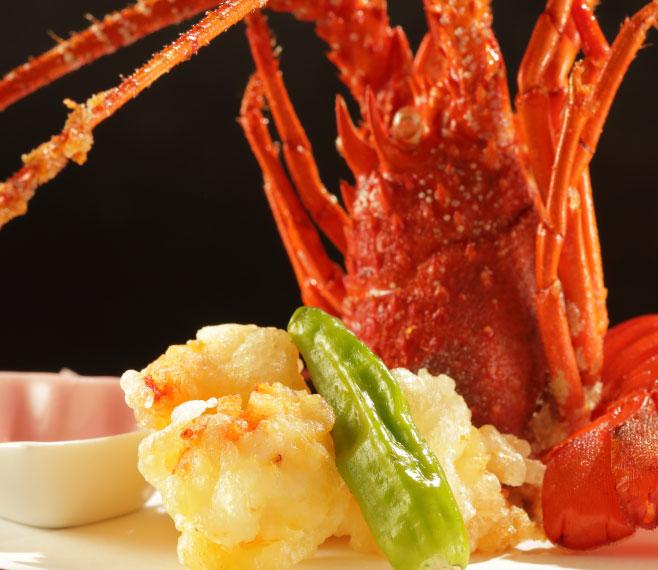 ホテル河内屋 伊勢海老の天ぷら