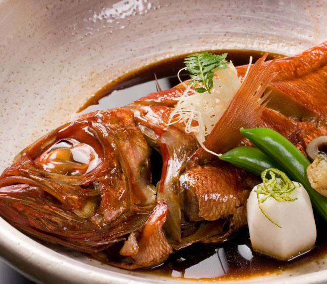 ホテル河内屋 金目鯛の煮付け