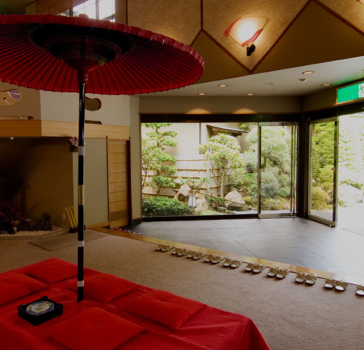 ホテル河内屋館内